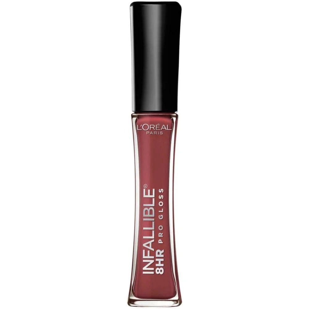 L'Oreal Paris Makeup Infallible 8 Hour Hydrating Lip Gloss, 705 Sangria